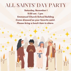 Yellow and Beige All Saints’ Day Social Media Graphic (300 x 300 px)