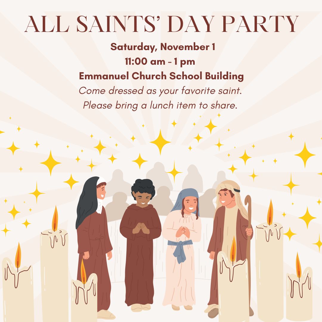Yellow and Beige All Saints’ Day Social Media Graphic