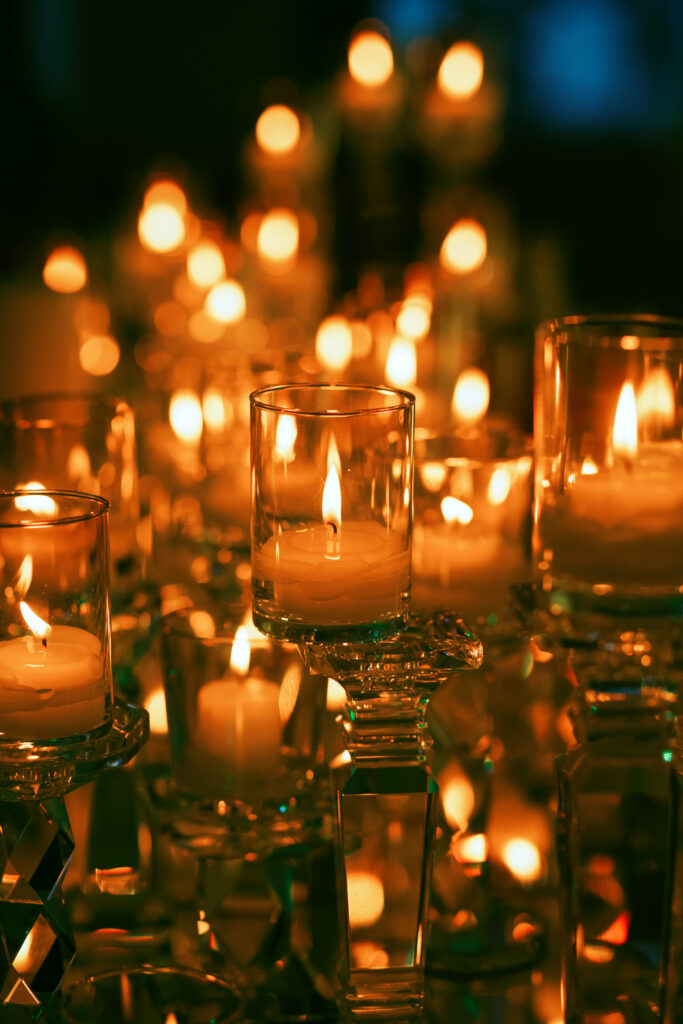 All Saints and All Souls Day 2 fairytale image burning candles dark